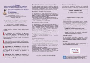 Dep2 Form DEP2 – IFAGP – Institut Français d'Analyse de Groupe et de Psychodrame